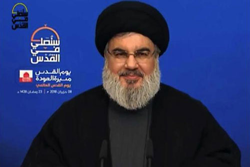 secretario general de Hezbolá, Sayed Hassan Nasrolá